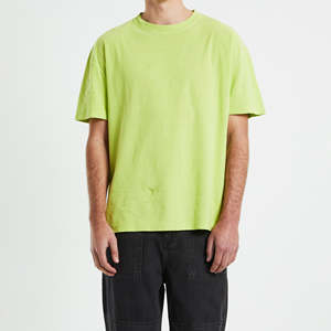 T-shirt pour homme en coton 100% tricoté, coupe ample et surdimensionnée, avec design personnalisé, qualité supérieure, respirant, séchage rapide, manches courtes - Product Image 1