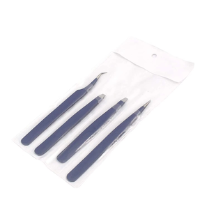 Pinzas de Acero Inoxidable de Alta Calidad para Pestañas y Cejas, Nuevas con Punta de Fibra, Logotipo Personalizado, Color Personalizado - Product Image 4