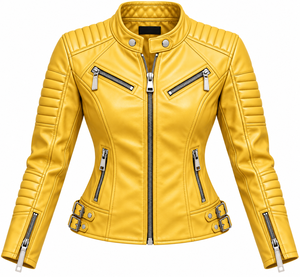 Blouson de moto unisexe en cuir véritable, décontracté, zippé, col rond, manches longues, coupe ample, vêtement d'extérieur printemps, coupe-vent et imperméable, OEM - Product Image 1
