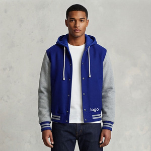 Customized Casual <b>Men</b> Streetwear Cool Varsity <b>Men's</b> Varsity Leather <b>Jacket</b> University Bomber College <b>Men's</b> <b>Baseball</b> Versity - Product Image 3