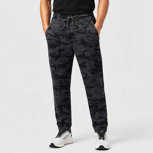 Pantalon de jogging décontracté pour homme Protego, automne, cordon élastique, séchage rapide, respirant, mi-lourd, tricoté, 100 % coton, teint uni, poches - Product Image 1
