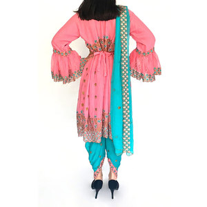 Robe afghane pour femmes, vêtements musulmans traditionnels modestes, broderie ethnique élégante, manches longues, tenue confortable et ample - Product Image 2