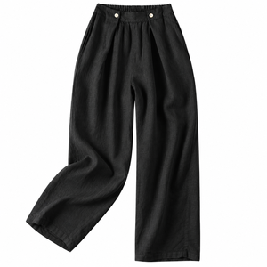 Full Length <b>Linen</b> Pant Beautiful Classic Long Pants Straight Leg Pant <b>Linen</b> Trouser Made With 100% <b>Linen</b> Made by Zed Aar Export - Product Image 3
