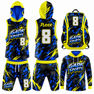 Tenues de football américain 7 contre 7 durables pour hommes, entièrement imprimées par sublimation, vêtements d'entraînement, ensembles d'uniformes 7v7, meilleure offre - Product Image 3