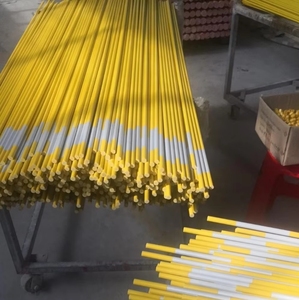 เสาสะท้อนแสงสำหรับทางรถวิ่ง ทำจากไฟเบอร์กลาสเสริมแรง (FRP) สีส้ม ขนาด 1/4 นิ้ว x 3 ฟุต เสาสำหรับหิมะ ทำจากไฟเบอร์กลาส (GRP) - Product Image 2