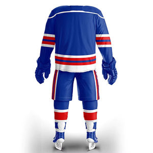 Nuevo Diseño Moderno Uniforme de Hockey sobre Hielo Personalizado Profesional Ligero de Manga Larga 100% Poliéster Unisex Transpirable - Product Image 2