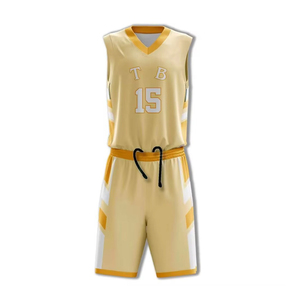 ชุดยูนิฟอร์มบาสเก็ตบอลแบบขายส่งสั่งทำได้ทุกฤดู ไซส์พลัส ระบายอากาศได้ดี ผลิตจากโพลีเอสเตอร์ 100% - Product Image 5