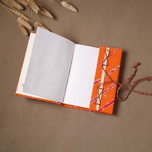 Handmade Fabric Diary Bandhani Cover Recycled Paper Notebook Pocket Journal Vintage Ethnic <b>Writing</b> Book Trip Memo <b>Pads</b> Gift DIY - Product Image 3