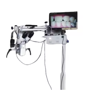 Cabezal inclinable para microscopio dental para endodoncia con brazo ajustable, color blanco, aumento de 20x. - Product Image 3