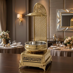 Plat de service de luxe pour buffets, idéal pour les hôtels haut de gamme, les restaurants prestigieux et la présentation élégante des banquets - Product Image 5