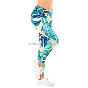 MONO RIDERS Leggings taille mi-haute pour femmes grandes tailles, respirants, antibactériens, en tissu tricoté sans couture Spandex/Nylon, style formel - Product Image 1