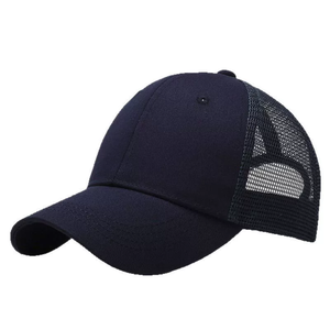 Hand Embroidery Mesh Trucker Hats Common 100% Cotton Baseball Caps for Unisex Metal Buckle Closure Four Seasons Use - Product Image 4
