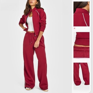 ชุดวอร์มฤดูหนาวคุณภาพสูงแบบสองชิ้นสำหรับผู้หญิง ชุดวอร์มแขนยาว - Product Image 4