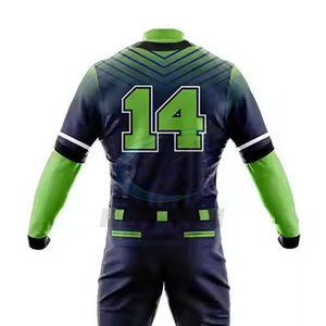 Uniforme de baseball personnalisé avec logo, respirant, en polyester léger, surdimensionné, tissu personnalisé de haute qualité, prix abordable pour hommes - Product Image 5