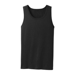 Camiseta sin mangas de algodón personalizada, cuello redondo, informal, básica, suave, ligera, para verano, fitness, gimnasio, OEM - Product Image 2