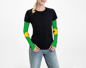 Manchons de bras unisexes grande taille avec protection UV supérieure, légers, respirants, 100 % polyester, rafraîchissants, pour le cyclisme, logo personnalisé - Product Image 4