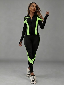 Ensemble de vêtements de sport sans couture Atlaset pour femmes, trois pièces, leggings taille haute, soutien-gorge de sport, veste d'entraînement, logo personnalisé OEM ODM - Product Image 3
