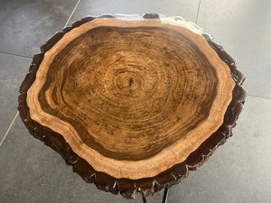 Live Edge <b>Table</b> Wood Slice <b>Table</b> Rustic <b>Coffee</b> <b>Table</b> Natural Wood <b>Table</b> Tree Ring <b>Table</b> Handmade Wood Furniture Live Edge <b>Table</b> - Product Image 2