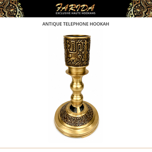 Cachimba de Latón Macizo de Primera Calidad, Estilo Antiguo, Juego Completo |   Cachimba Egipcia de Lujo |   Cachimba Farida Personalizada y Duradera - Product Image 3
