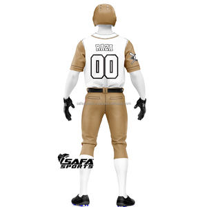 Maillot de baseball vierge de haute qualité Maillot de baseball personnalisé Maillot de baseball pour hommes - Product Image 5