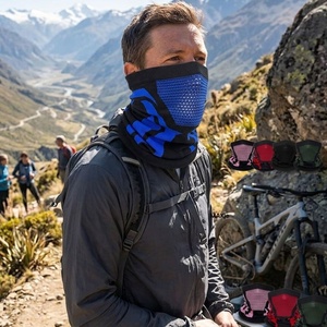 Cache-cou d'hiver - Masque <span class=keywords><strong>de</strong></span> <span class=keywords><strong>ski</strong></span> coupe-vent en polaire et cache-visage épaissi - Bandana <span class=keywords><strong>de</strong></span> protection des oreilles pour le cyclisme et les sports <span class=keywords><strong>de</strong></span> plein air - Product Image 3