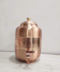 Large Capacity Copper Water Dispenser Heavy Duty Copper Water Dispenser Solid Finish Custom Factory Copper Water Dispenser - Product Image 6