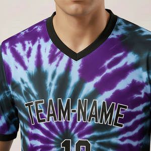 เสื้อฟุตบอลผู้ใหญ่แบบยูนิเซ็กซ์ที่ปรับแต่งได้ พิมพ์ลายด้วยความร้อน ผลิตจากโพลีเอสเตอร์ผสม 100% แห้งเร็ว ป้องกันรังสียูวี สำหรับทีมแบบกำหนดเอง - Product Image 5