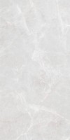 Carreaux de sol et de mur en porcelaine blanche effet marbre brillant Tivola Bianco 600x1200mm, veinage blanc premium, antidérapants pour salle de bain