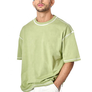 Camiseta Larga Oversize de Alta Calidad, Estilo Urbano, Algodón y Fibra de Bambú, Logotipo Personalizado, Ajuste Casual, Tejido de Punto - Product Image 6