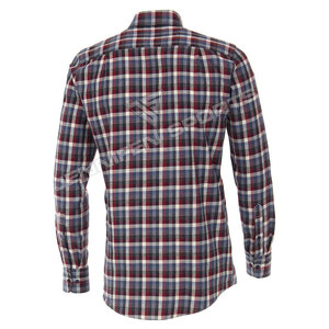 เสื้อเชิ้ตผู้ชายลายสก็อตผ้าฝ้าย 100% สไตล์อเมริกันเรโทรลำลองสุดฮิตปี 2026 แขนยาว คุณภาพสูง ไม่หดตัว - Product Image 4