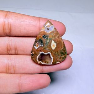 Cabochon de Jaspe Rholiite 100% Naturel de Haute Qualité, Pierre Précieuse en Vrac pour la Guérison, Jaspe en Gros pour la Fabrication de Bijoux - Product Image 2