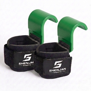 Customizable Options Non-Slip Strength Training Hook Fitness Men's Women's Heavy Duty Breathable Neoprene Wrist Support - Product Image 1
