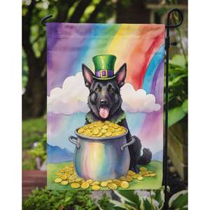 St Patrick's <b>Day</b> German Shepherd <b>Garden</b> Flag for Mailbox Patio Decor Multicolor Yard Banner Artwork for Flower <b>Beds</b> <b>Garden</b> Size - Product Image 3