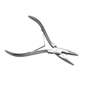 Juego de Pinzas de Acero Inoxidable Plateado para Extensiones de Cabello, Herramienta Profesional para Instalación de Extensiones de Cabello con Queratina - Product Image 2