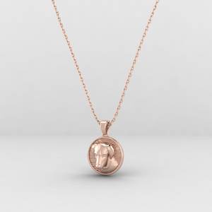 Pendentif Breloque Personnalisé en Argent 925 Plaqué Or 18K avec Portrait de Chien 3D, Médaillon Commémoratif pour Animaux de Compagnie, 20mm, Bijou Cadeau Personnalisé pour Amoureux des Animaux, Femme - Product Image 4