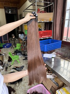 Prêt à Expédier SDD Ombre Couleur Brun Bonestraight Bundles Cheveux Humains Vietnamiens Pour Les Styles De Femmes Noires - Product Image 4