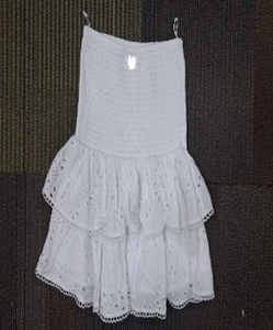 Jupe pour femmes 100% coton, vêtements décontractés d'été, fabricant OEM ODM, marque privée - Product Image 2