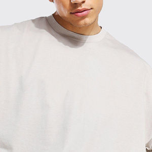 ELIVEERA ENTERPRISES 2024 Men's Summer Eco-Friendly Streetwear Tracksuit Set 100% Organic Cotton <b>Distressed</b> Oversized T-Shirt - Product Image 3