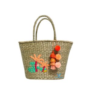 Nouveau design Sac à main en fibres naturelles Sac fourre-tout tissé en coton et jonc de mer Sac à bandoulière bohème décontracté fait main pour la plage - Product Image 3