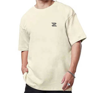 T-shirt surdimensionné léger 100 % coton, séchage rapide, respirant, nouvelle mode, pour usage extérieur, design personnalisable - Product Image 1