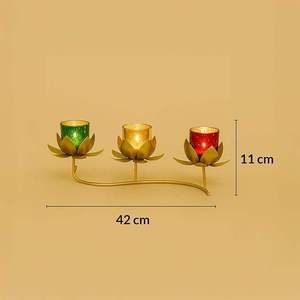 Porte-bougie en métal résistant à la chaleur et écologique pour la maison et les événements, élégant porte-bougie en métal antique à bon prix - Product Image 3