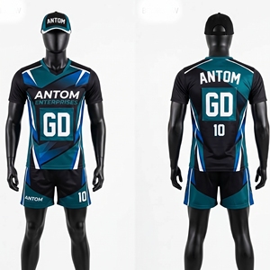 Ensemble de maillots de netball vert olive personnalisés par sublimation, sans manches, avec impression de numéros, pour vêtements de sport d'équipe, vente en gros - Product Image 5