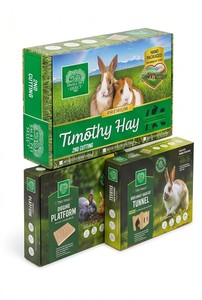 Heno de Timothy Premium para Mascotas Pequeñas, Segunda Cosecha, Empaquetado a Mano en Caja Rígida, Empaque Ecológico - Product Image 5