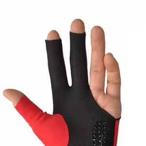 Gants de billard/snooker à trois doigts, légers, ajustables, couleur personnalisée, haute élasticité, séchage rapide, respirants – Meilleures ventes - Product Image 2