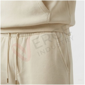 Ensemble de survêtement à capuche pour homme, manches longues, couleur unie, décontracté, respirant, coupe régulière, vêtements d'automne - Product Image 5