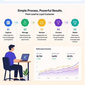Plataforma SaaS Inteligente para Generación de Cuentas Clientes Potenciales, Automatización de CRM, Análisis en Tiempo Real, Comunicación Multicanal, Soluciones Basadas en la Nube - Product Image 2