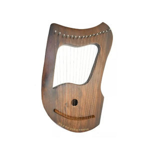 Harpe lyre en bois à 18 cordes, Instrument de musique folklorique Portable pour débutants, avec clé de réglage, sac de transport, Style classique - Product Image 2