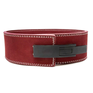 Cinturón de Cuero Genuino de 10 mm con Hebilla de Palanca, Cinturón de Soporte Lumbar Resistente para Gimnasio, para Actividades Profesionales de Levantamiento de Pesas - Product Image 4