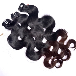 Extensiones de Cabello Natural de Alta Calidad con Ondas Suaves y Puntas de Color, con Cierre para Hacer Pelucas con Cabello Vietnamita Auténtico - Product Image 1