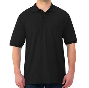 Personalizado Color sólido 100% algodón Golf para la camisa de manga corta de los hombres de secado rápido antiarrugas Jersey serigrafía de negocios - Product Image 1